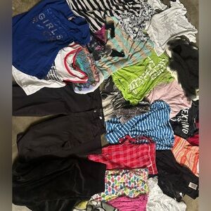 Mixed Clothing Lot with Various Colors